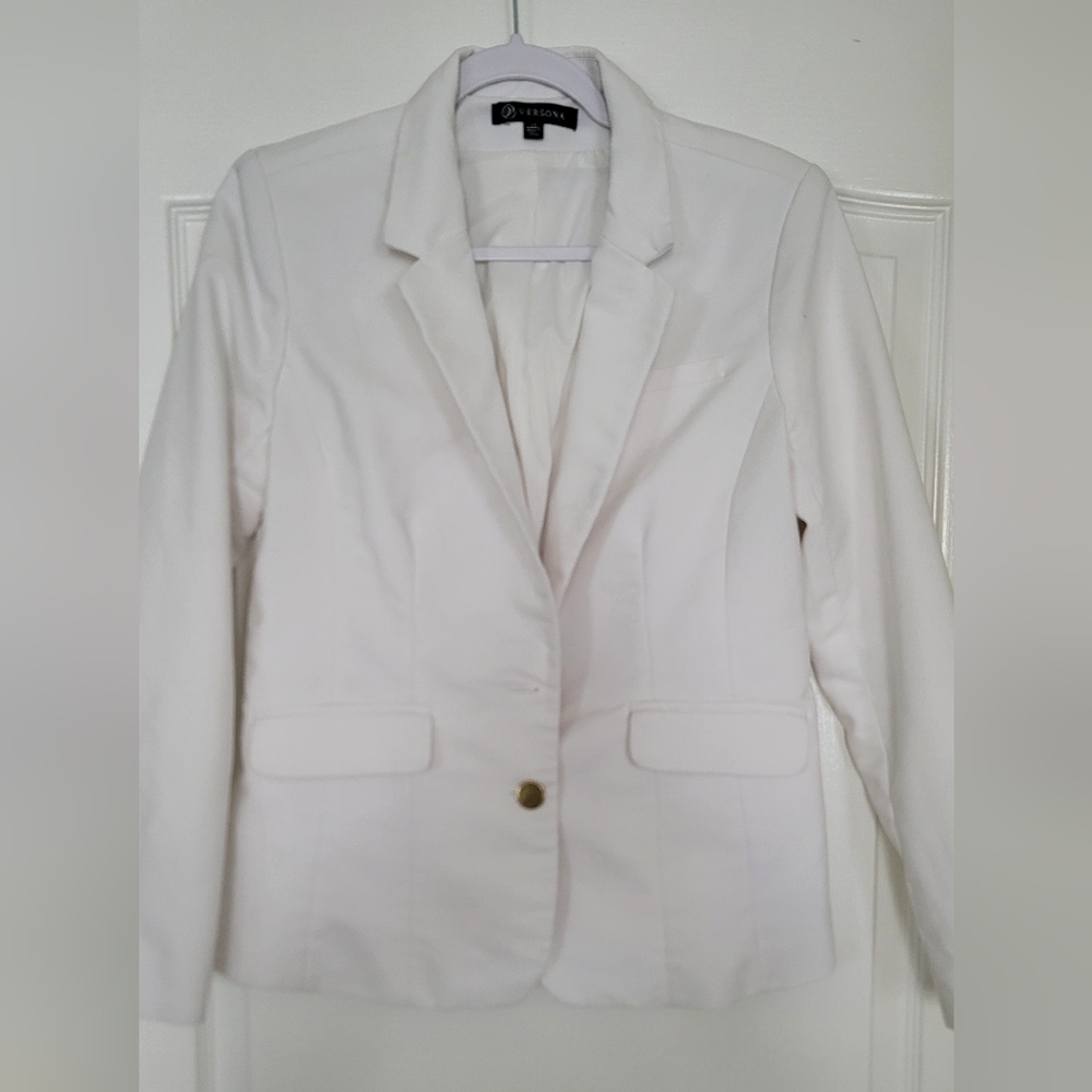 White Blazer Size 12